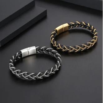 🔥 Last Day 49%OFF! 3rd Free 🔥Vintage Golden Leather Handmade Braid Bracelet