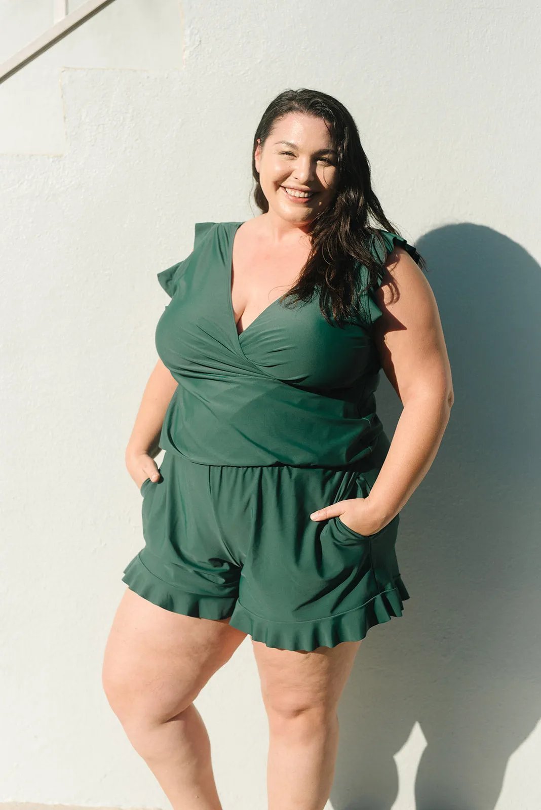 Last Day Promotion 49% OFF - 🔥Swim Romper Built-in Bra