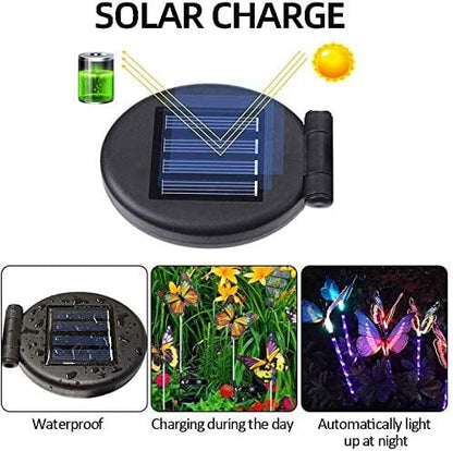🔥Last Day Promotion 50% OFF🔥 - Solar Garden Butterfly Lights Outdoor Decor