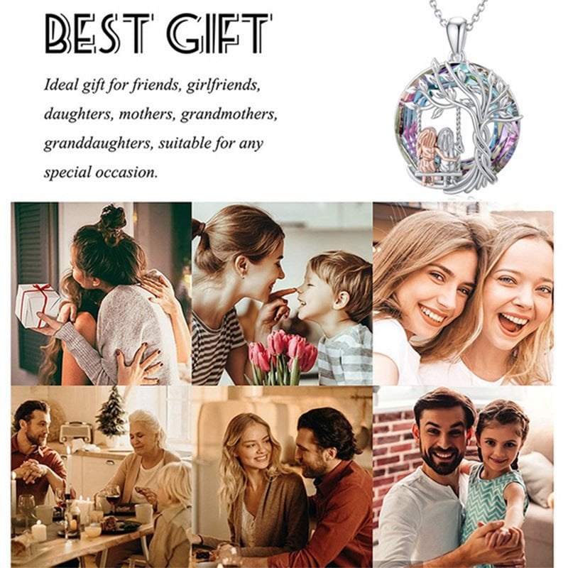 Last Day 49% OFF--🎁S925 Sterling Silver Tree of Life Sisters Necklace
