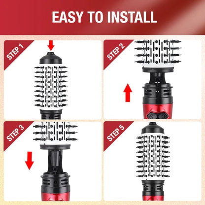 🔥Last Day Special Sale 49%|3-in-1 Hot Air Styler And Rotating Hair Dryer