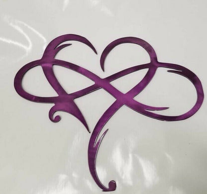 🔥Last Day Promotion 49% OFF - 💞Infinity heart-Steel wall decor Metal Wall art