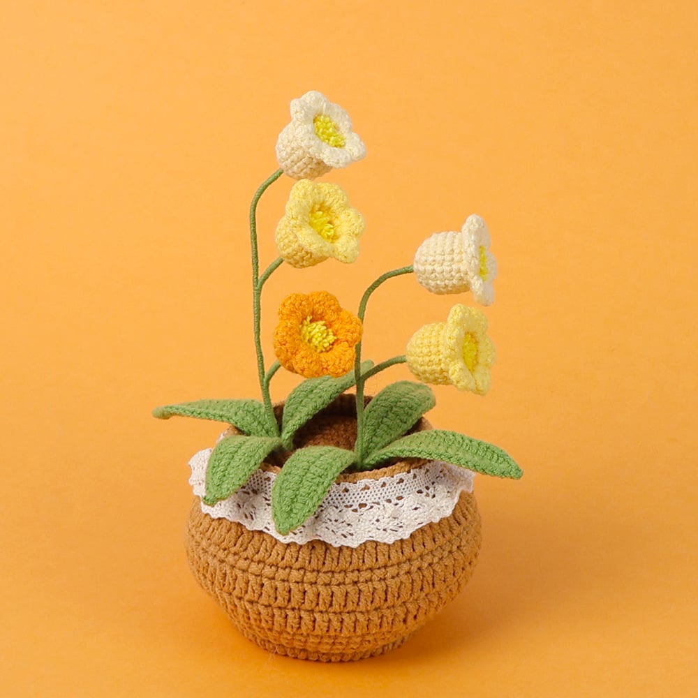 🔥Last Day 49% OFF - Tulip Potted Plants Crochet Kit🌷
