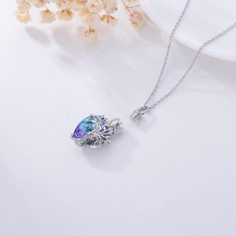 🔥Last Day 49% OFF - 🎁925 Sterling Silver  Heart Urn Necklace