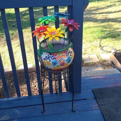 ✨This Week's Special Price $8.98💥Metal Flowers Garden Stakes