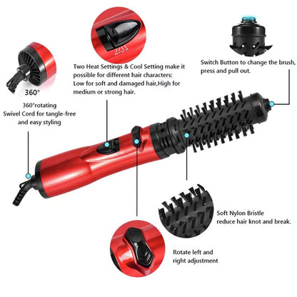🔥Last Day Special Sale 49%|3-in-1 Hot Air Styler And Rotating Hair Dryer