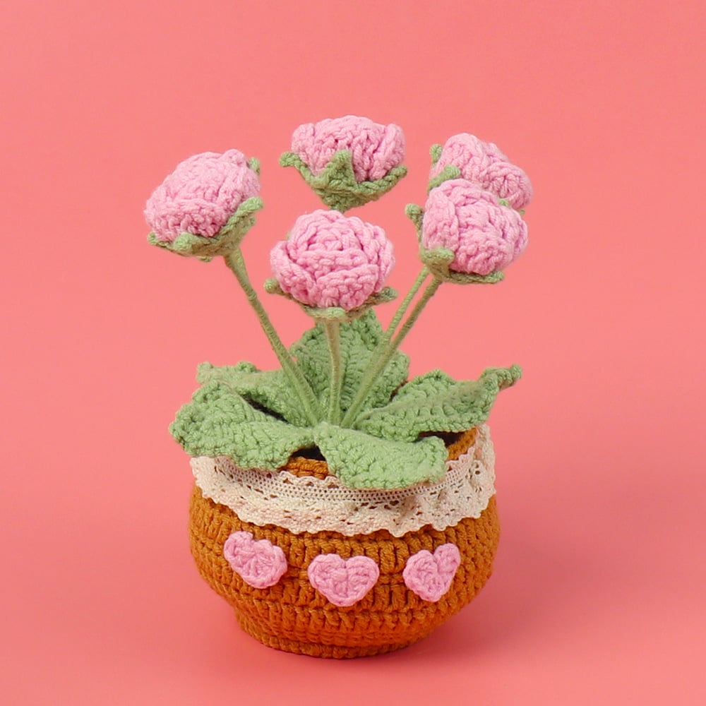 🔥Last Day 49% OFF - Tulip Potted Plants Crochet Kit🌷