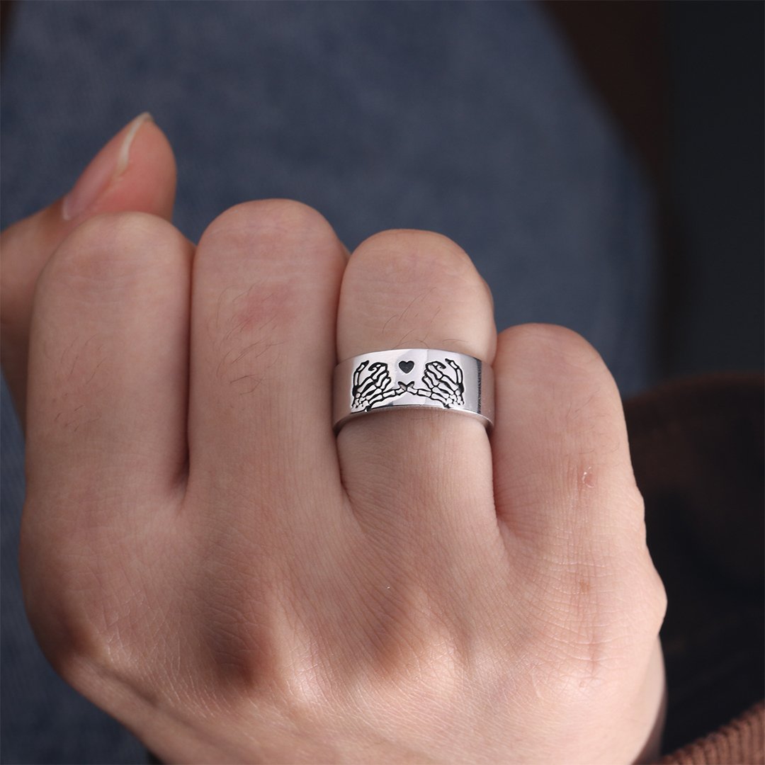 🎁FOR FRIEND - FRIENDS UNTIL DIE OPEN RING
