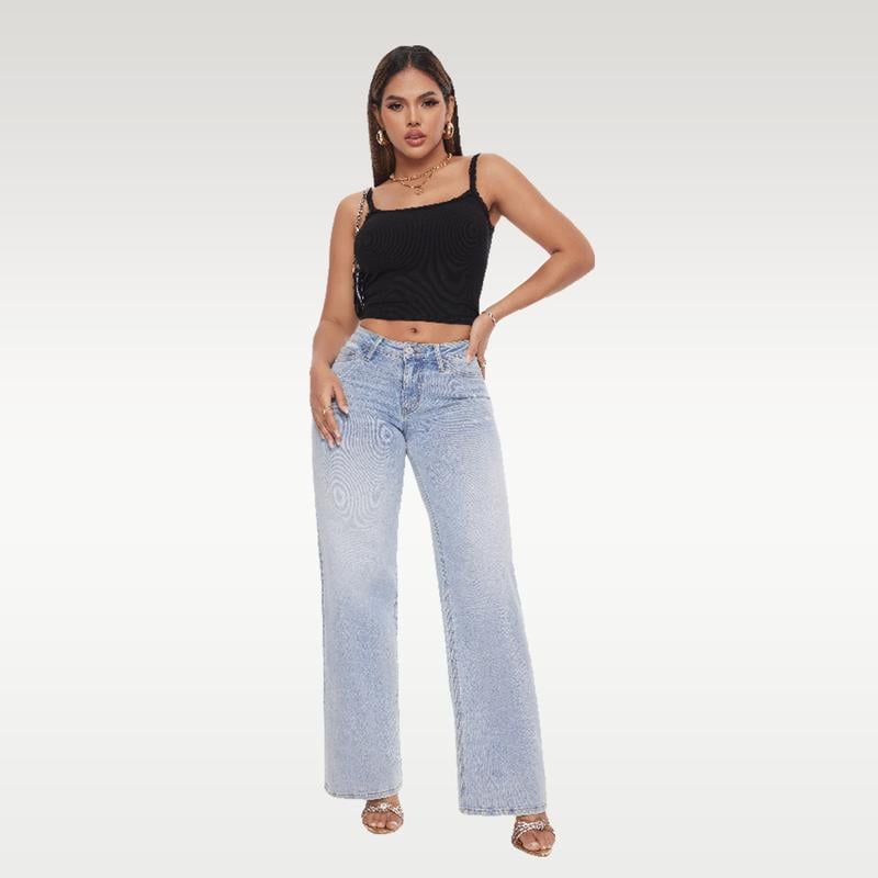 🔥Last Day Sale 49% OFF - 👖Mid-low Rise Baggy Jeans