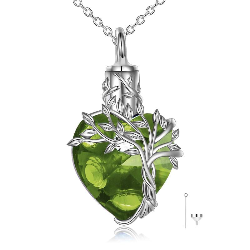 🔥Last Day 49% OFF - 🎁925 Sterling Silver  Heart Urn Necklace
