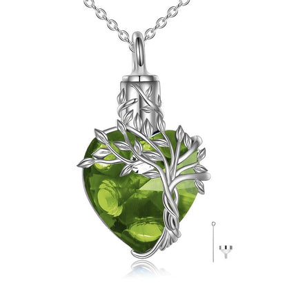 🔥Last Day 49% OFF - 🎁925 Sterling Silver  Heart Urn Necklace