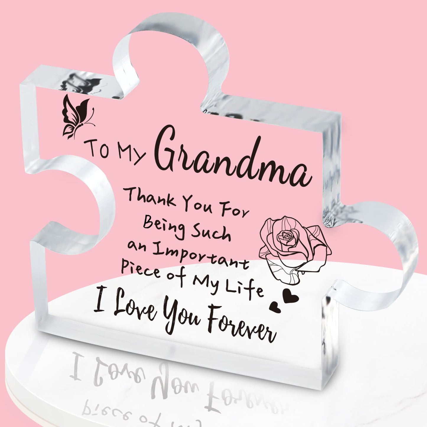 LAST DAY 49% OFF⇝💓'To my sister, thank you for being such an important piece of my life' Puzzle Block