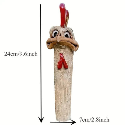 😂Funny Garden Hidden Chicken Statue Decoration🐓