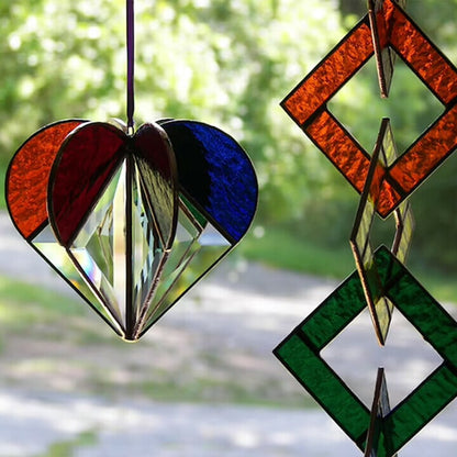 🔥 Summer SALE-60%OFF 🔥 Multi-sided Heart Colourful Decoration