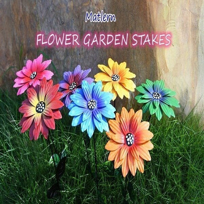 ✨This Week's Special Price $8.98💥Metal Flowers Garden Stakes