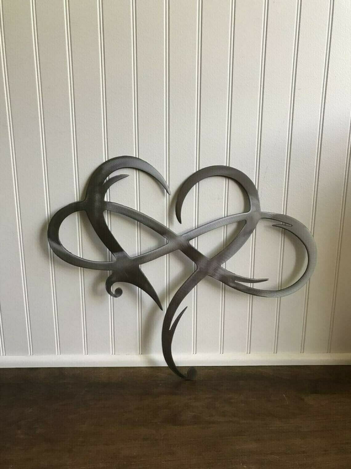 🔥Last Day Promotion 49% OFF - 💞Infinity heart-Steel wall decor Metal Wall art