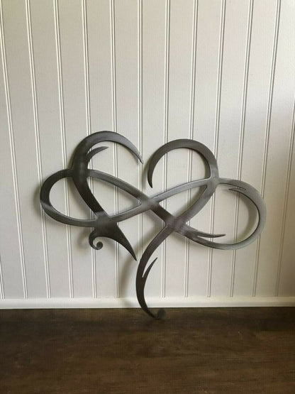 🔥Last Day Promotion 49% OFF - 💞Infinity heart-Steel wall decor Metal Wall art