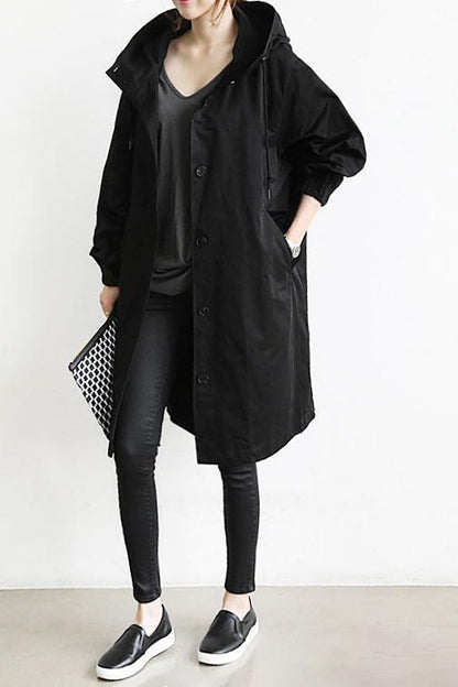 🔥Last Day 49% OFF - Waterproof Hooded Trench Coat