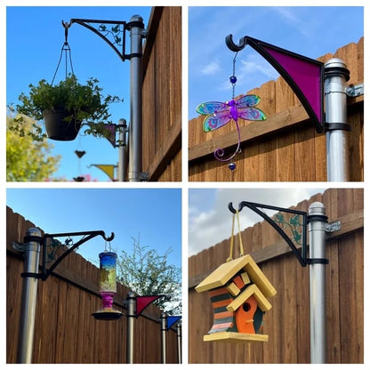 Hangs Fence Post Hanger - Ivy Insert