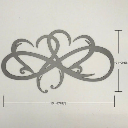 🔥Last Day Promotion 49% OFF - 💞Infinity heart-Steel wall decor Metal Wall art
