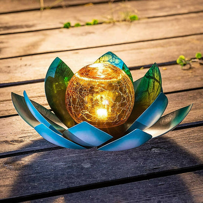 Waterproof Metal Flower Solar Light