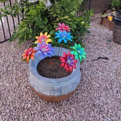 ✨This Week's Special Price $8.98💥Metal Flowers Garden Stakes