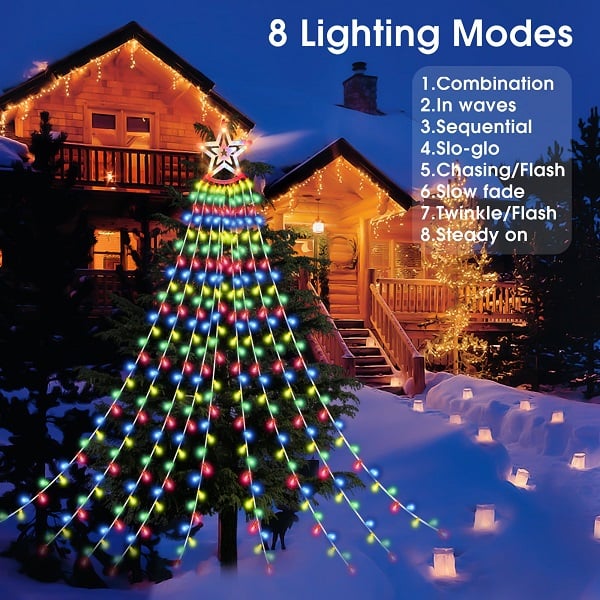 ✨Last Day Promotion 49% OFF - ⭐Outdoor Waterfall Star String Light