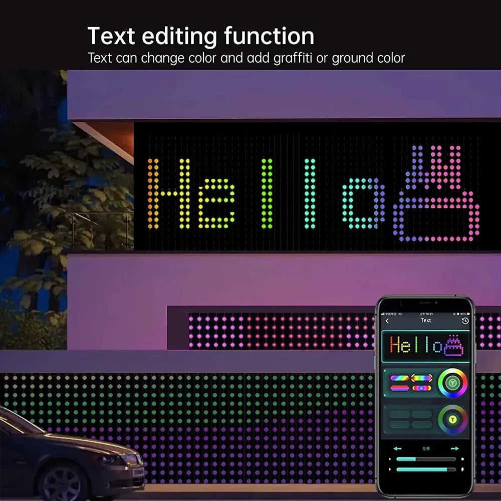 ✨This Week's Special Price $35.99💥🎁Color Waves LED Curtain Sync Lights