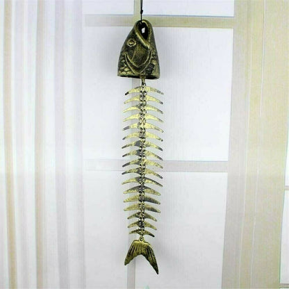 Metal Fish Bone Wind Chimes