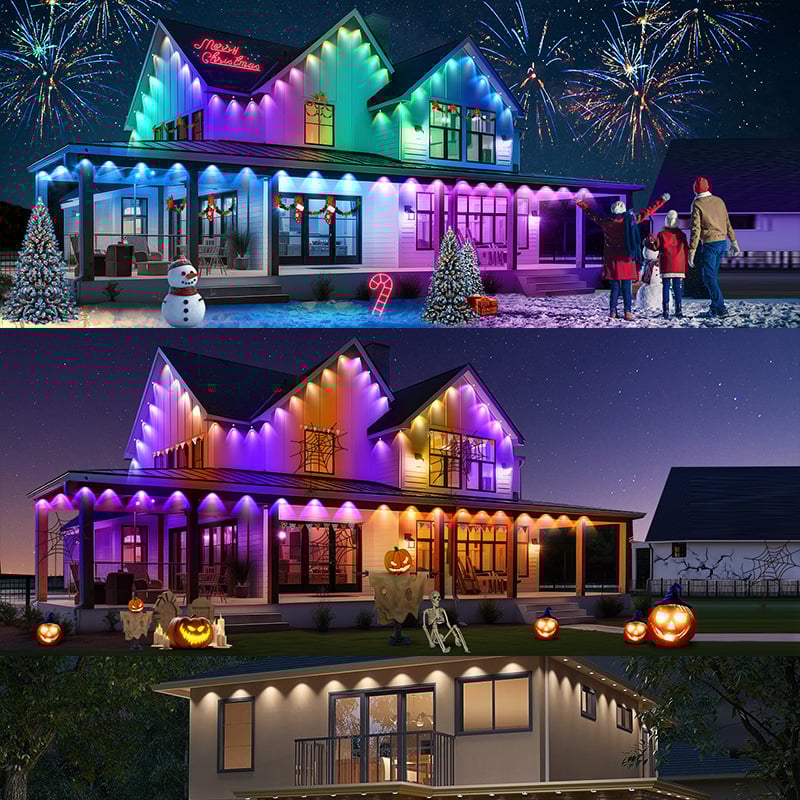 🎁Last Day 49% OFF - Smart Rainbow LED Permanent Outdoor Light - Smartlight