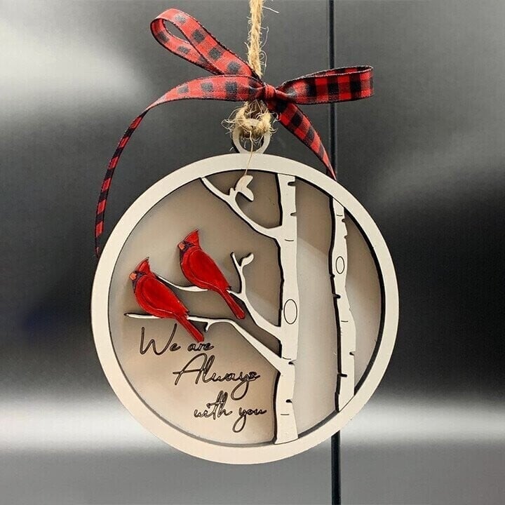 🎁Last Day 49% OFF⇝💓"We Are Always With You"- Handmade Memorial Ornament With Cardinals