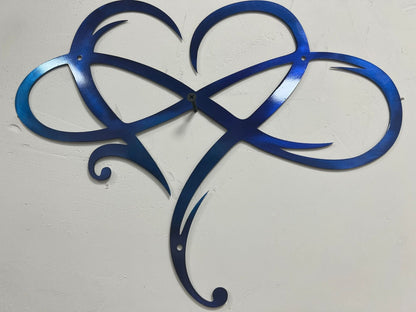 🔥Last Day Promotion 49% OFF - 💞Infinity heart-Steel wall decor Metal Wall art