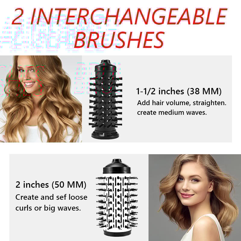 🔥Last Day Special Sale 49%|3-in-1 Hot Air Styler And Rotating Hair Dryer