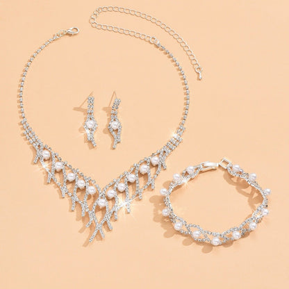 Water Drop jewelry three-piece set
