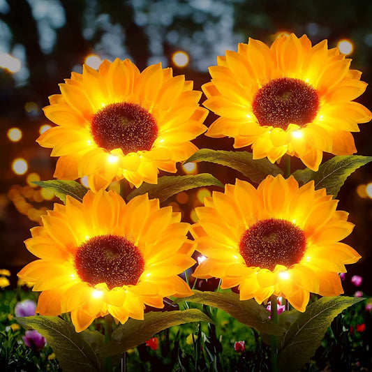 🌻Solar Powered Sunflower Outdoor Garden Light🌻