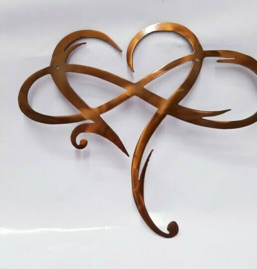 🔥Last Day Promotion 49% OFF - 💞Infinity heart-Steel wall decor Metal Wall art
