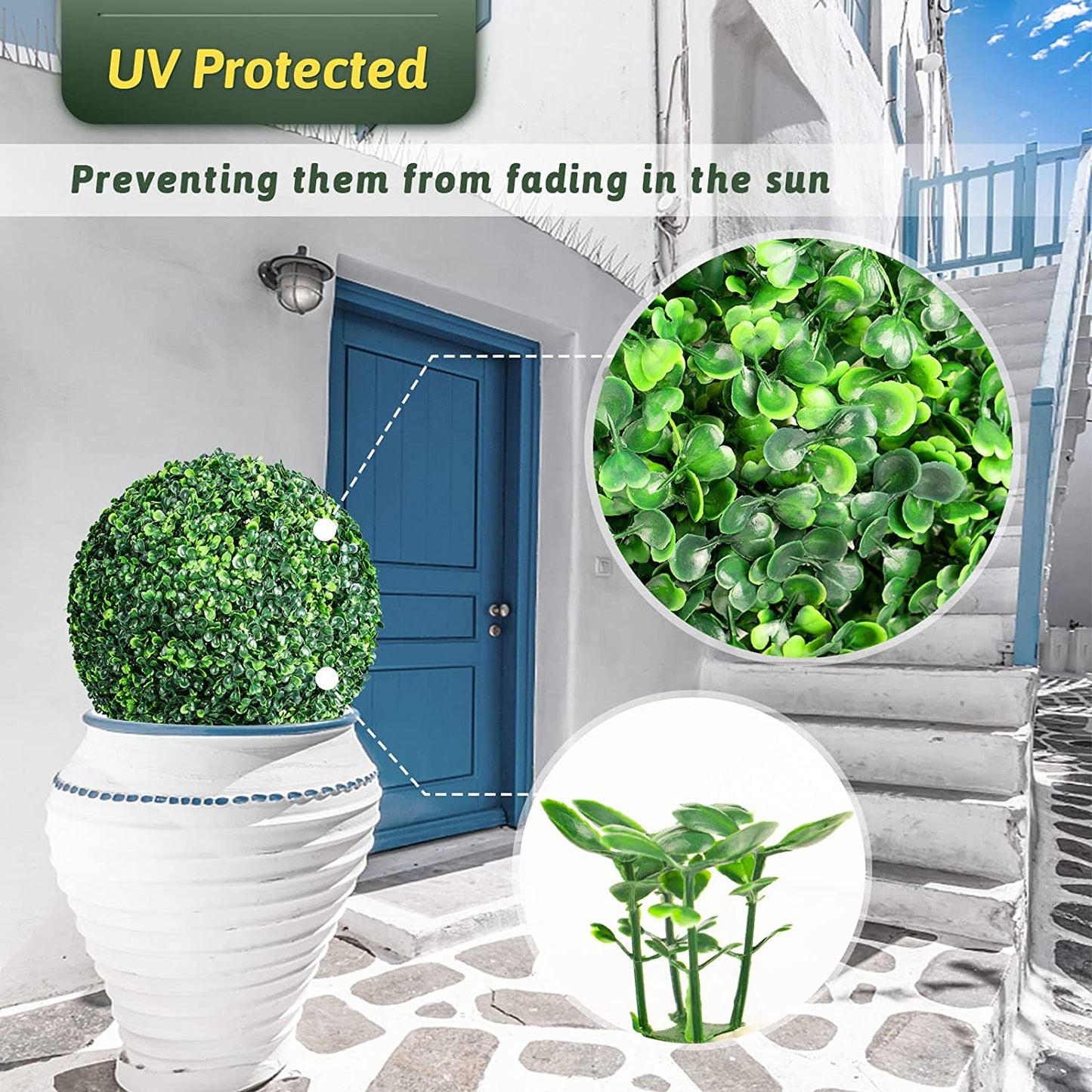 ✨This Week's Special Price $15.99🌳UV Resistant Lifelike Artificial Plant Topiary Ball