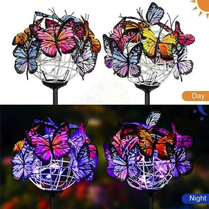 🔥Last Day Promotion 50% OFF🔥 - Solar Stake Lights Butterflies Decor Lights ( BUY 1 GET 1 )