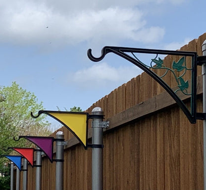 Hangs Fence Post Hanger - Ivy Insert