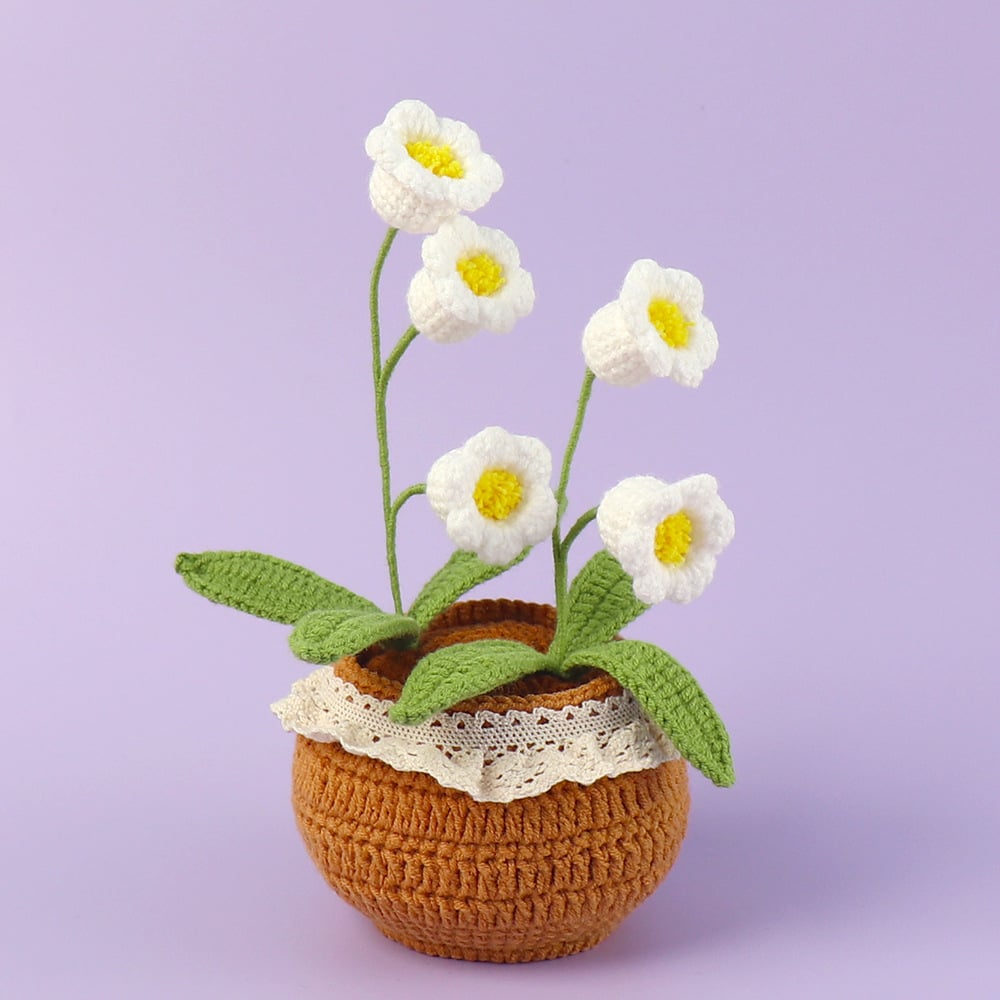 🔥Last Day 49% OFF - Tulip Potted Plants Crochet Kit🌷