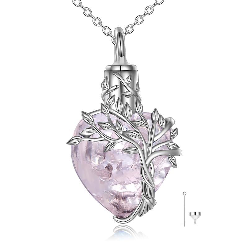 🔥Last Day 49% OFF - 🎁925 Sterling Silver  Heart Urn Necklace