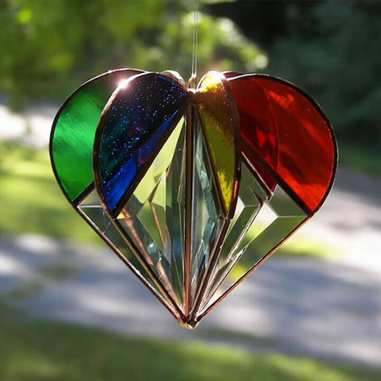 🔥 Summer SALE-60%OFF 🔥 Multi-sided Heart Colourful Decoration