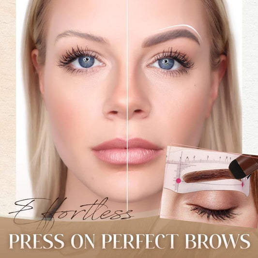 (🎁2024 New Year Hot Sale🎁)🔥 49% OFF-Perfect Brows Stencil & Stamp Kit