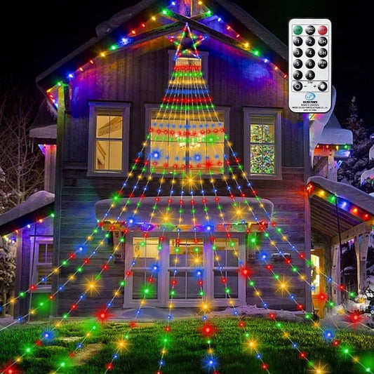 ✨Last Day Promotion 49% OFF - ⭐Outdoor Waterfall Star String Light