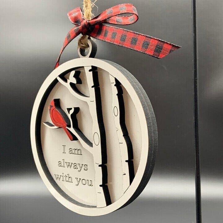 🎁Last Day 49% OFF⇝💓"We Are Always With You"- Handmade Memorial Ornament With Cardinals