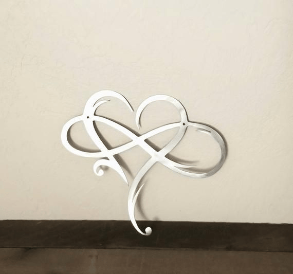 🔥Last Day Promotion 49% OFF - 💞Infinity heart-Steel wall decor Metal Wall art