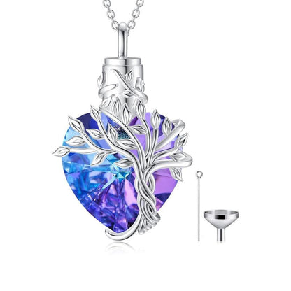 🔥Last Day 49% OFF - 🎁925 Sterling Silver  Heart Urn Necklace