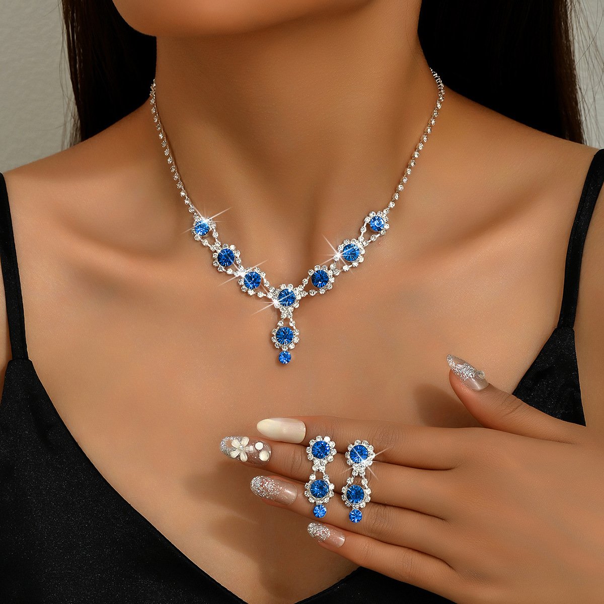 Mermaid Teardrop jewelry set