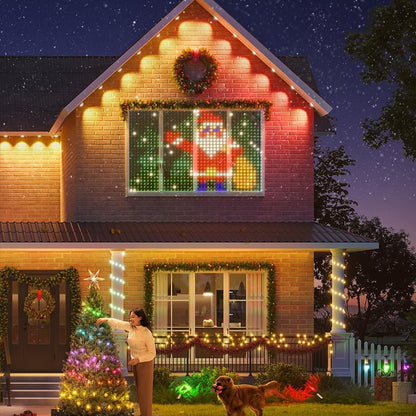 ✨This Week's Special Price $35.99💥🎁Color Waves LED Curtain Sync Lights