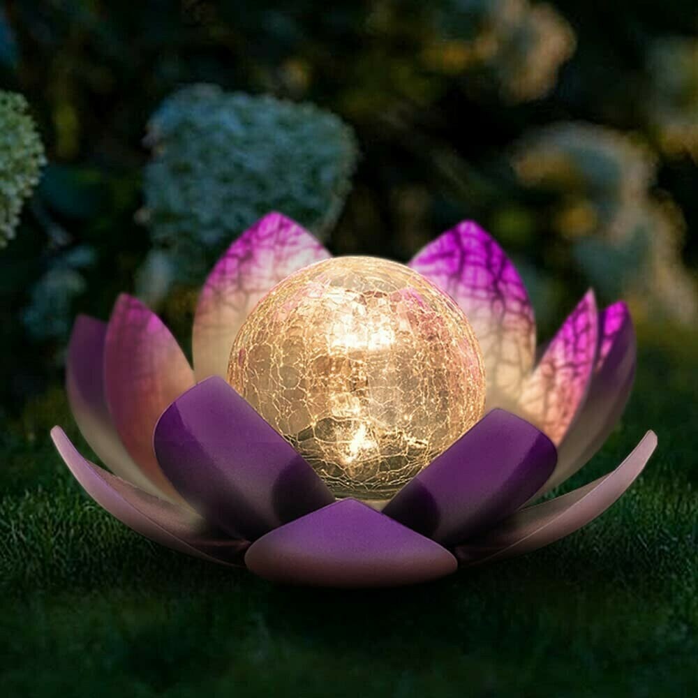 Waterproof Metal Flower Solar Light